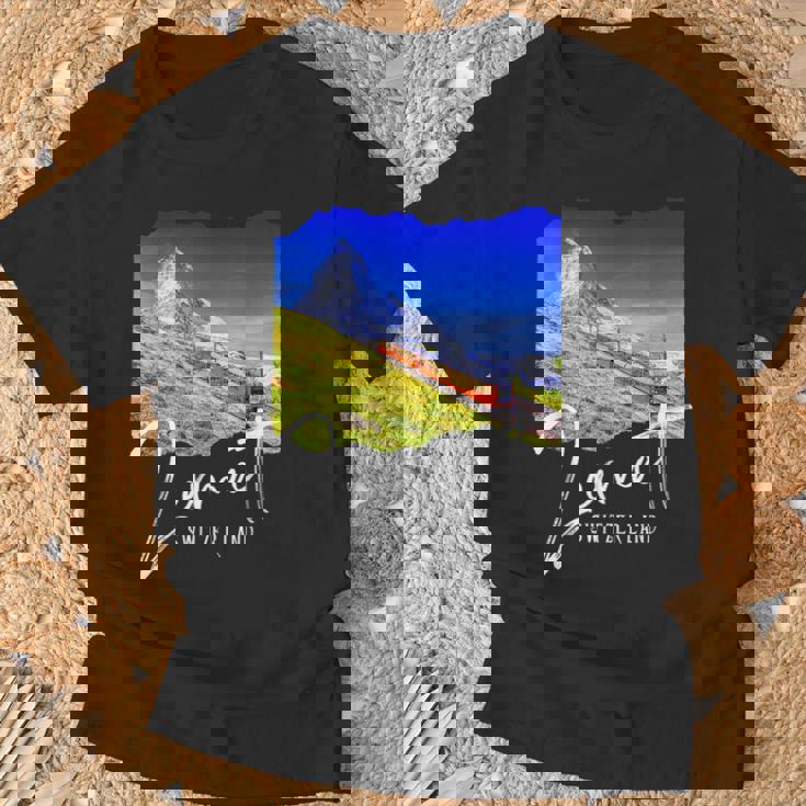 Zermatt お土産 マッターホルン ツェルマット Tシャツ 高齢者への贈り物