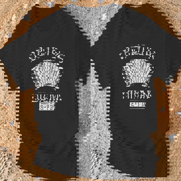 Zydecoクレオールケイジャンオペルーサルイジアナ Tシャツ 高齢者への贈り物