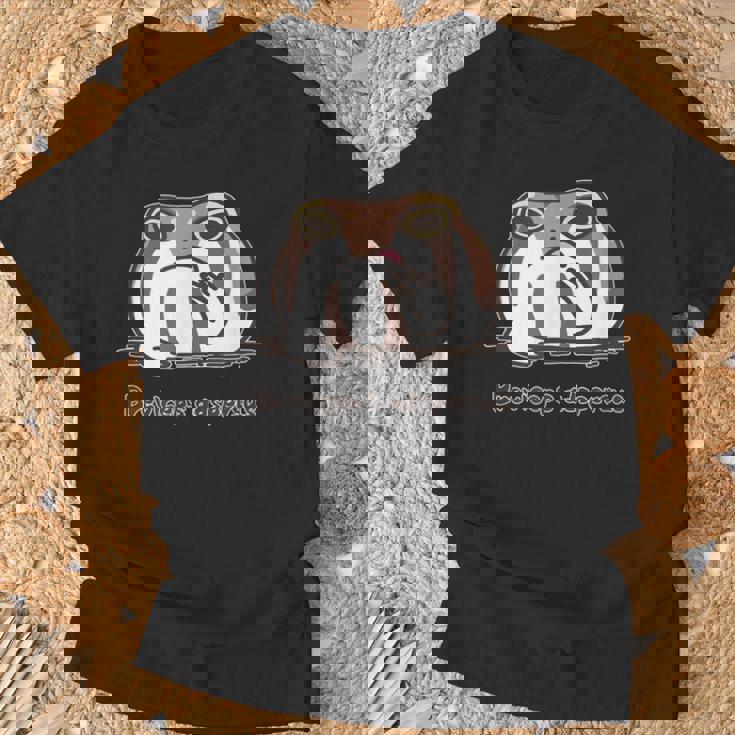 《Breviceps Adspersus》 アメフクラガエル カエル好き おもしろ ネタ プレセント Tシャツ 高齢者への贈り物