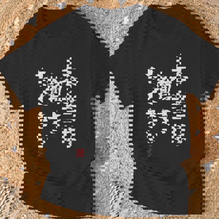 「本当は働きたくない」文字入り おもしろ 筆文字 面白い 服 面白い Tシャツ 高齢者への贈り物