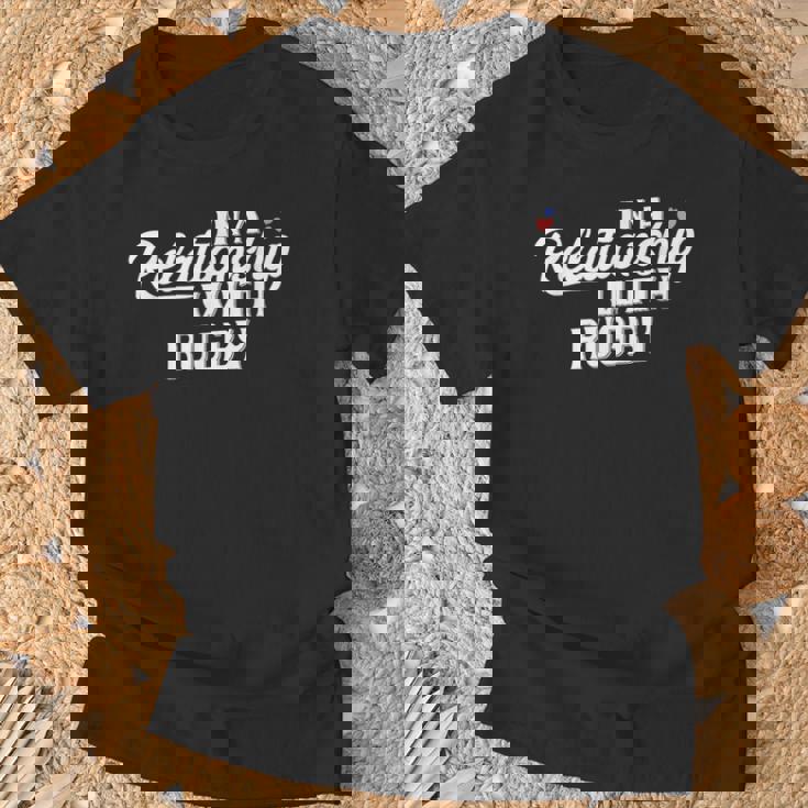 「面白いラグビー選手」と言うラグビーとの関係 Tシャツ 高齢者への贈り物