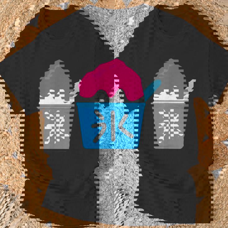 【かき氷】お祭り かきごおり 食べ物 夏服 可愛い 面白い おもしろ シンプル ウケ狙い メンズ キッズ レディース Tシャツ 高齢者への贈り物