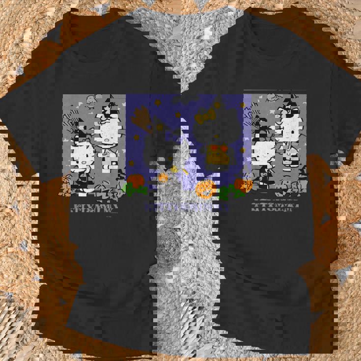 【ハロウィン特集】Usデザイン ハローキティ ミミィと一緒 Tシャツ 高齢者への贈り物