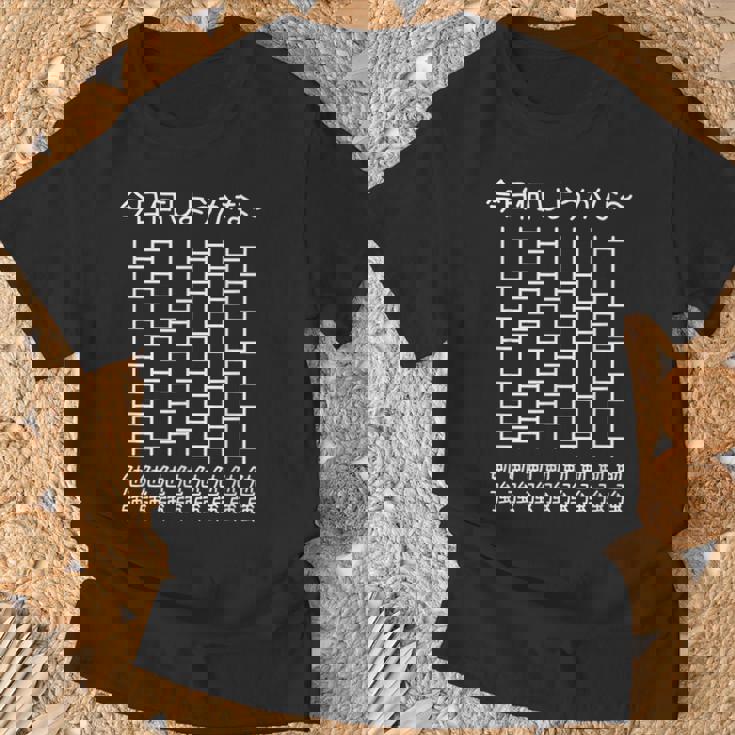 【今日何しようかな 勉強】あみだくじ 遊び心 おもしろ 面白い ユーモア ギャグ ネタ ウケ狙い 笑える Tシャツ 高齢者への贈り物