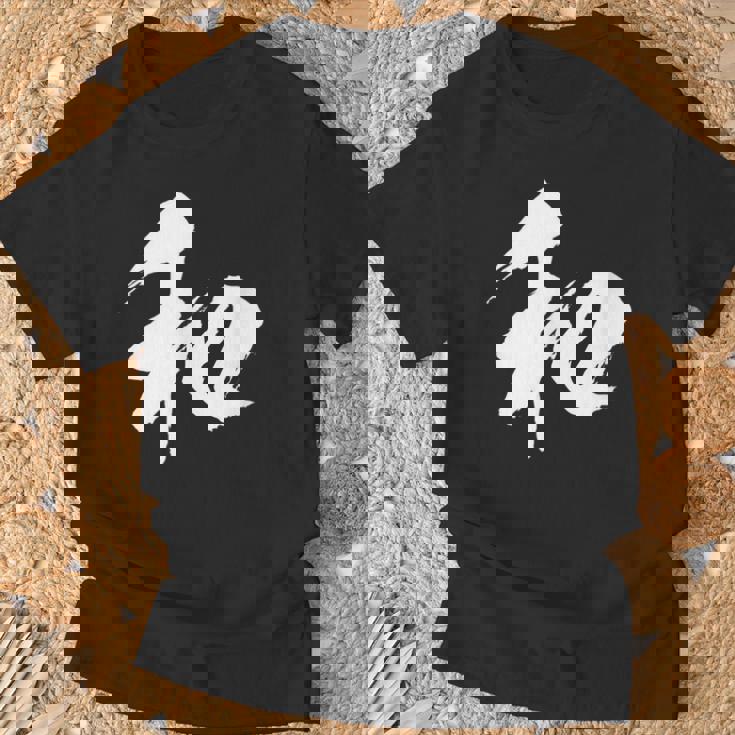 【和】一文字 漢字 日本語 毛筆 書道 筆文字 言葉 和柄 日本 かっこいい お土産 海外 おもしろ 面白い 文字入り Tシャツ 高齢者への贈り物