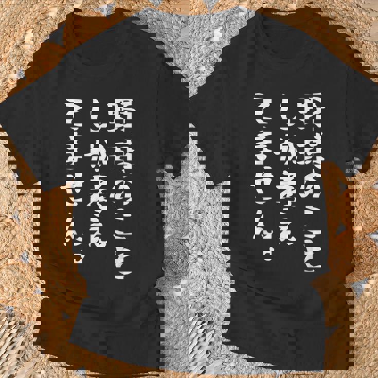 【野球のことしか考えてません】野球選手 野球部 高校野球 野球好き 野球熱 ファン 観戦 ベースボール おもしろ 面白い Tシャツ 高齢者への贈り物