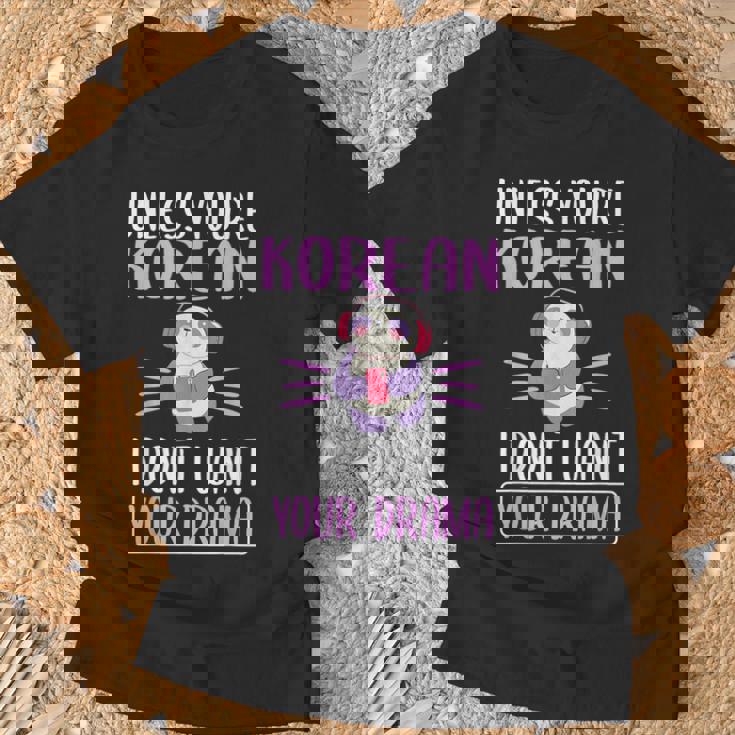 あなたが韓国人でない限り、私はあなたのドラマk-Dramaは欲しくない Tシャツ 高齢者への贈り物