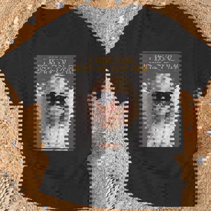 ありのままのあなたが好きだよ。 Tシャツ 高齢者への贈り物