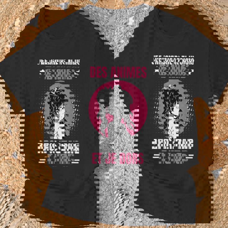 いつもアニメを見ないかわいいアニメ漫画 Tシャツ 高齢者への贈り物