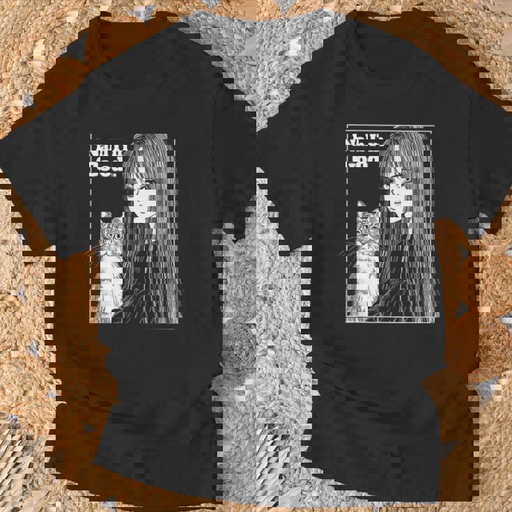 いや 猫と一緒にいい女 80年代 アニメ ヴィンテージ 漫画 Tシャツ 高齢者への贈り物