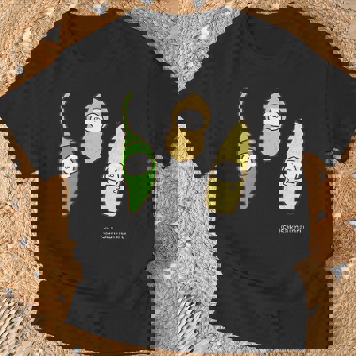 うさまる ベジまるズ ダークカラー Tシャツ 高齢者への贈り物