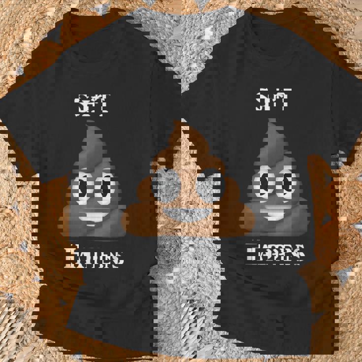 うんちパイル Happensmiling Happy Tシャツ 高齢者への贈り物