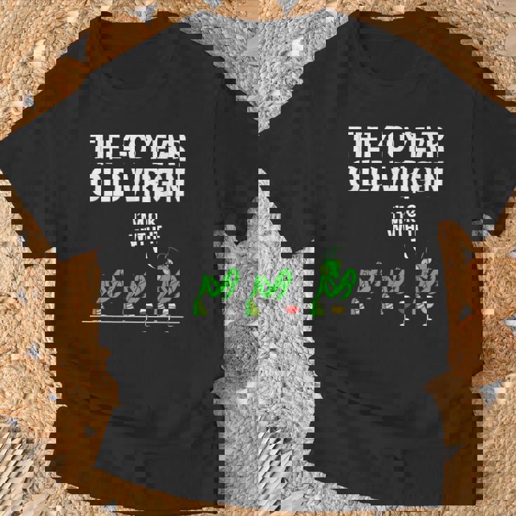 おかしなカマキリ 40歳の童貞 Tシャツ 高齢者への贈り物