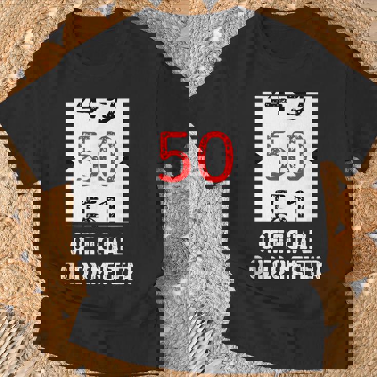 おもしろい 50歳の誕生日 オールドメーター 50歳 50歳 誕生日 50歳 50歳 Tシャツ 高齢者への贈り物