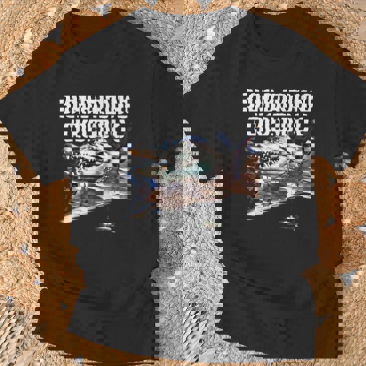 おもしろい ボンバルディーノ クロコディロ イタリア Ai 動物 ブレイン ミーム Tシャツ 高齢者への贈り物