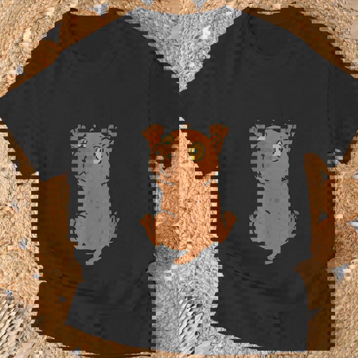 おもしろカピバラ ぶら下げ 傷 ママ パパ キッズ Tシャツ 高齢者への贈り物