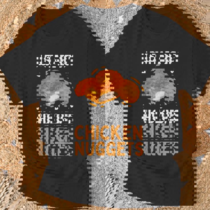 おもしろチキンナゲット メンズ ボーイズ キッズ チキンナゲット愛好家向け Tシャツ 高齢者への贈り物