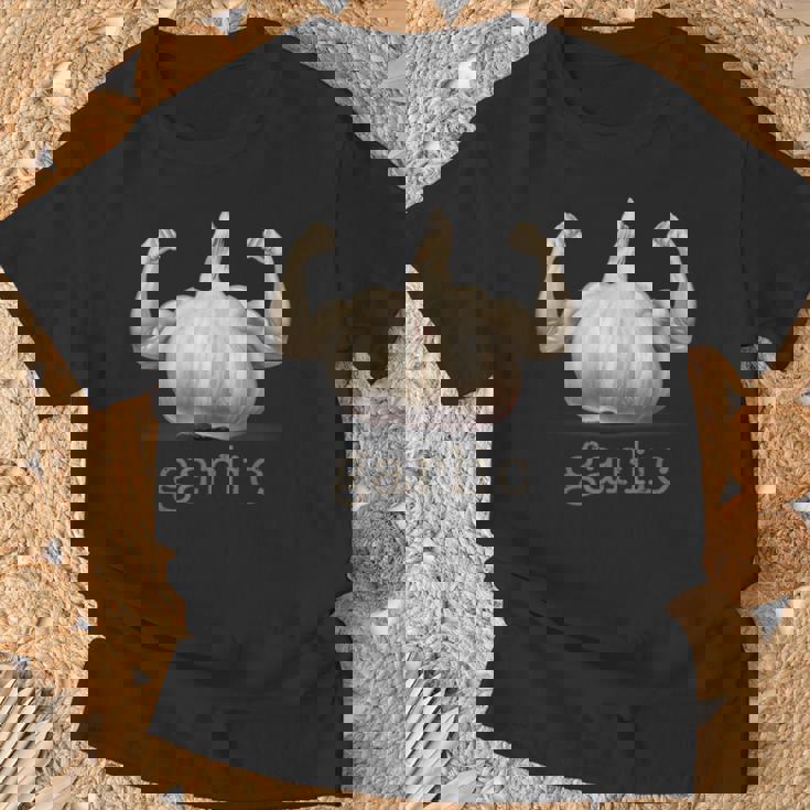 おもしろニンニクデザイン Tシャツ 高齢者への贈り物