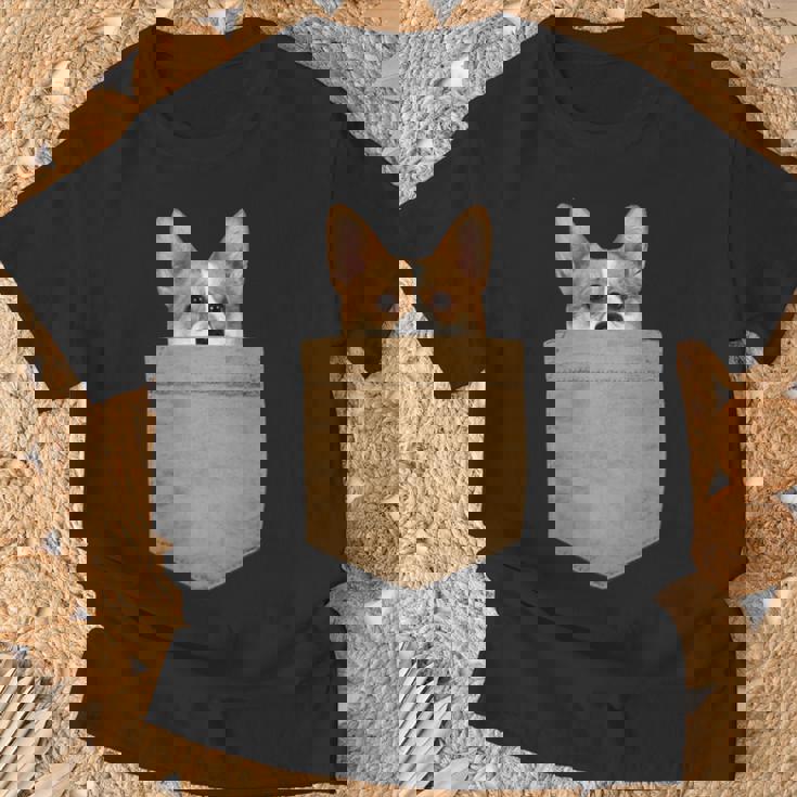 おもしろ犬好きギフトウェルシュ・コーギー・イン・マイ・ユア・ポケット Tシャツ 高齢者への贈り物