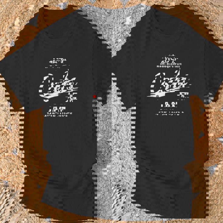 かっこいい ヴィンテージ 日本 大阪 旅行 土産 ギフト Tシャツ 高齢者への贈り物