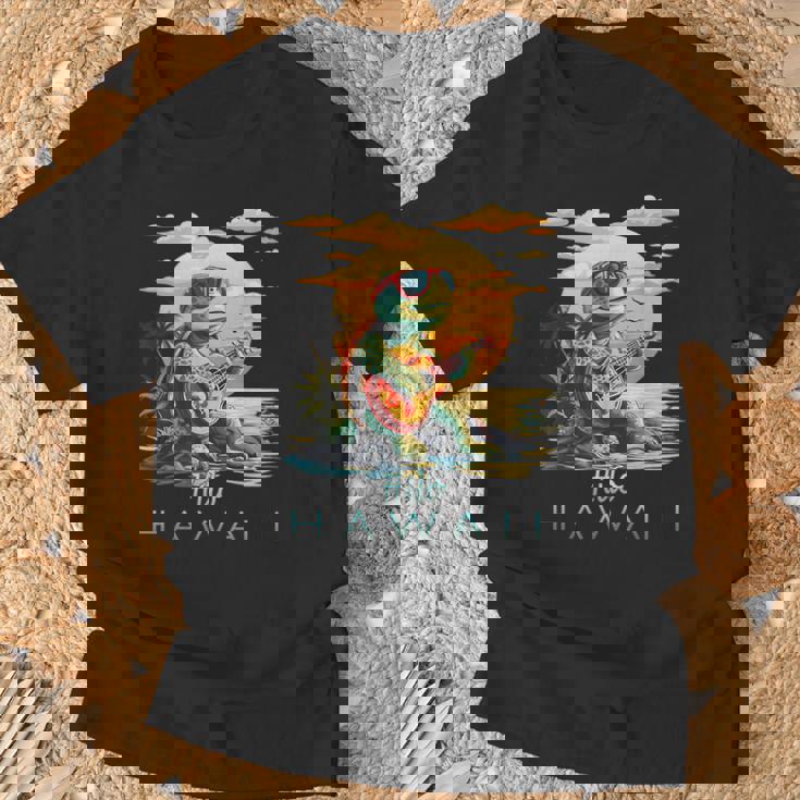 かわいい トロピカル ヒロ ハワイ ウミガメ お土産 Tシャツ 高齢者への贈り物