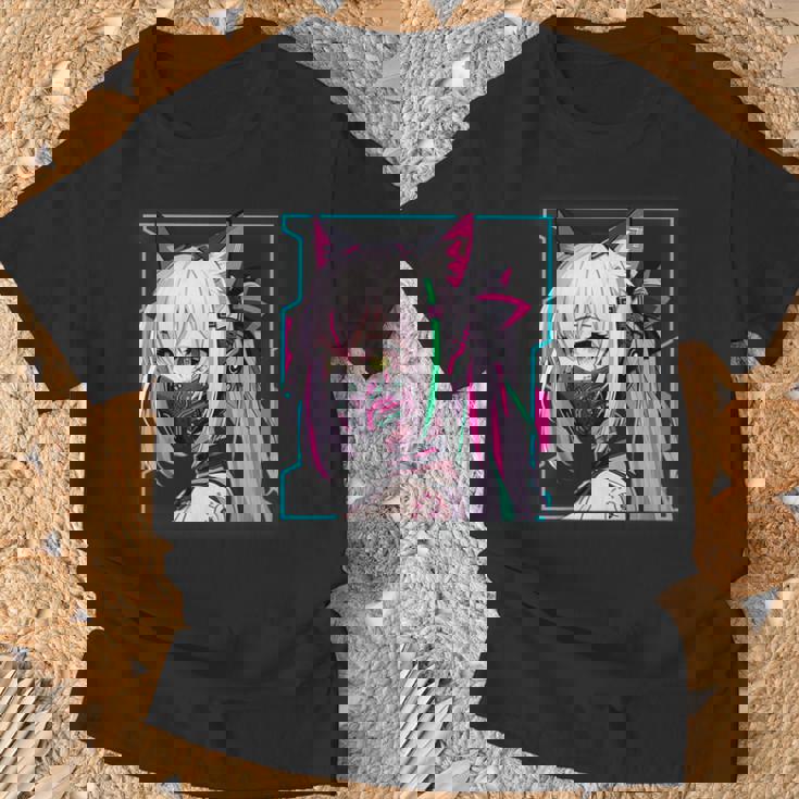 かわいい 日本の漫画 アニメ 美学 サイバーパンク テックウェア Tシャツ 高齢者への贈り物