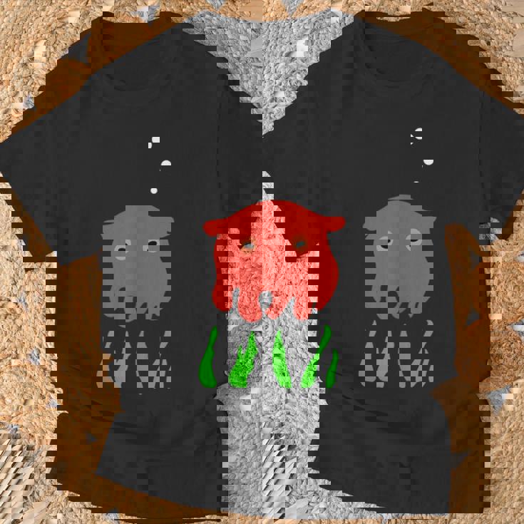 かわいいめんだこシーライフ Tシャツ 高齢者への贈り物