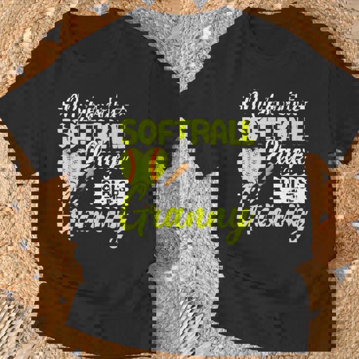 かわいいソフトボール グラニー スポーツ チームプレーヤー Tシャツ 高齢者への贈り物