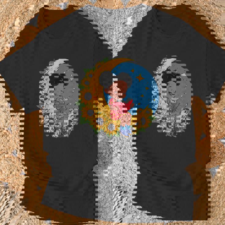 かわいいトップアフリカ系アメリカ人の黒人の女の子 Tシャツ 高齢者への贈り物