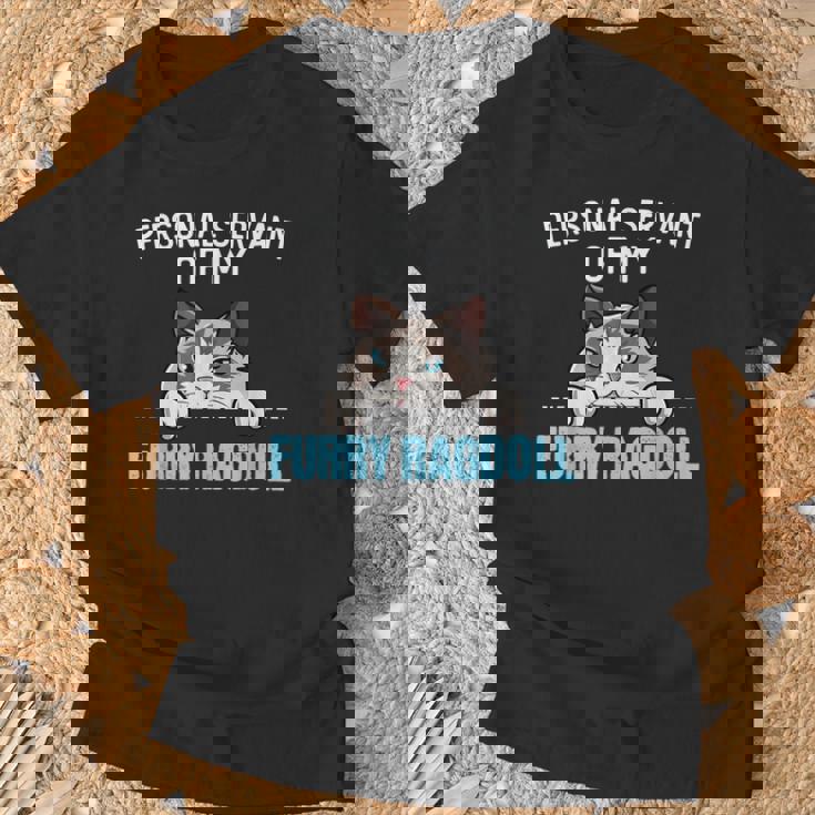 かわいいラグドール猫のデザイン-私のラグドールが大好き Tシャツ 高齢者への贈り物