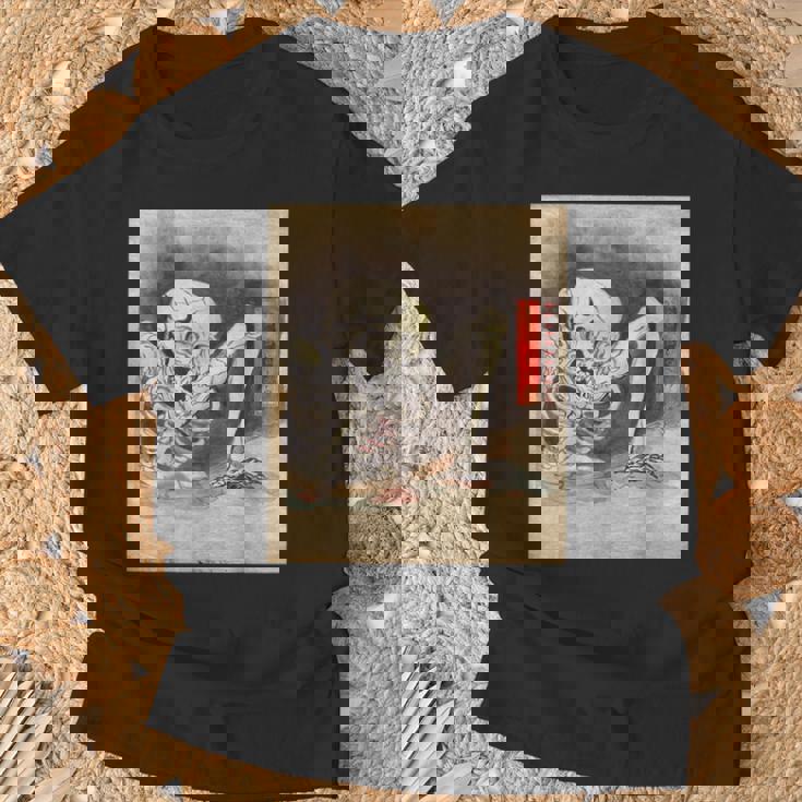 がしゃどくろ【日本の妖怪シリーズ】 Tシャツ 高齢者への贈り物