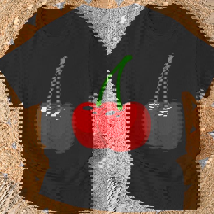 さくらんぼ2本 Tシャツ 高齢者への贈り物