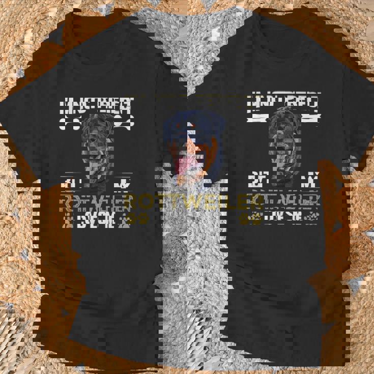 しかし、私のロットワイラーは私を愛している 犬の恋人 ロットワイラー Tシャツ 高齢者への贈り物