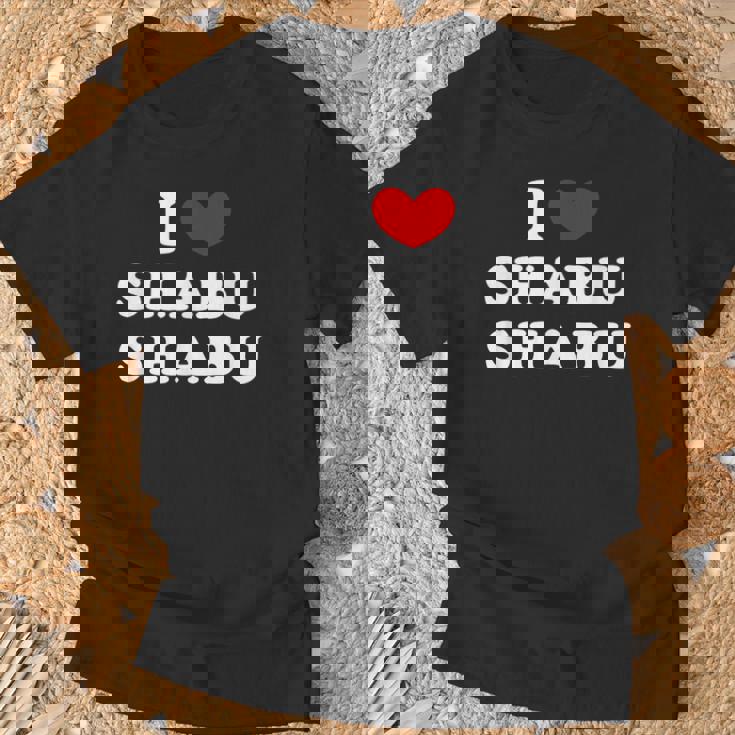 しゃぶしゃぶ大好き アイハート しゃぶしゃぶ Tシャツ 高齢者への贈り物