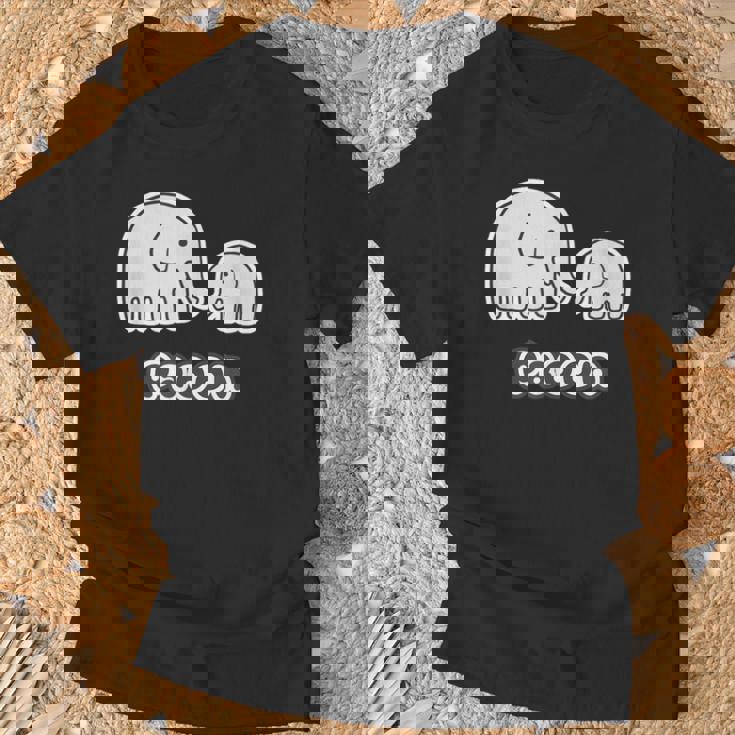 ぞうさん 親子【Paoon】象 赤ちゃん 家族 ファミリー【どうぶつフレンズ】かわいい 動物 キャラクター イラスト Tシャツ 高齢者への贈り物