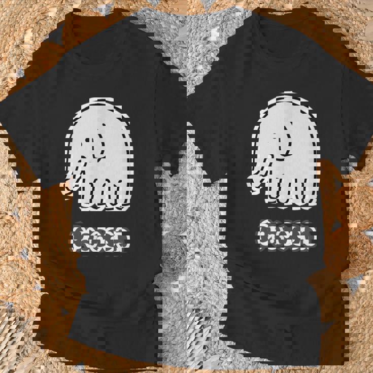 ぞうさん【Paoon】象【どうぶつフレンズ】かわいい 動物 キャラクター イラスト Tシャツ 高齢者への贈り物