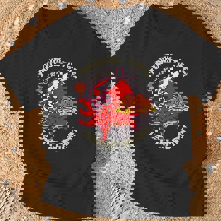 たこ焼きタイム 大阪 日本 タコスナック たこ焼き Tシャツ 高齢者への贈り物