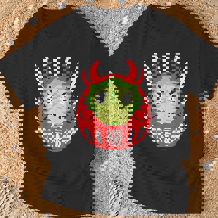 だるま、Daruma Year Of The Dragon、辰年、だるま Tシャツ 高齢者への贈り物
