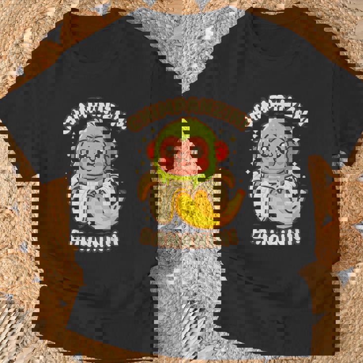 ちびカワイイチンパンジーニバナニーニ イタリアブレインロットミーム Tシャツ 高齢者への贈り物