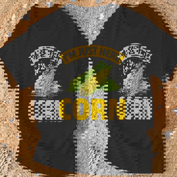 とうもろこし野菜 とうもろこし Tシャツ 高齢者への贈り物