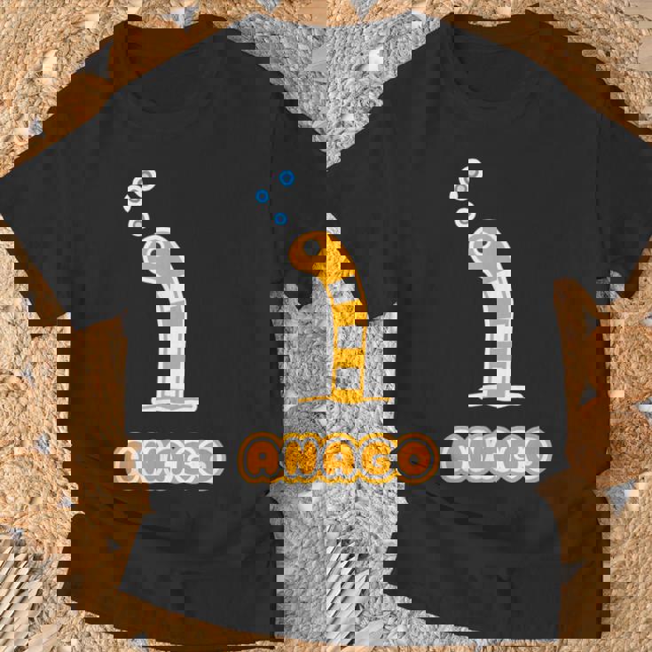 にしきあなご《Anago》【どうぶつフレンズ】水族館 ゆるくて かわいい 面白 動物 イラスト Tシャツ 高齢者への贈り物