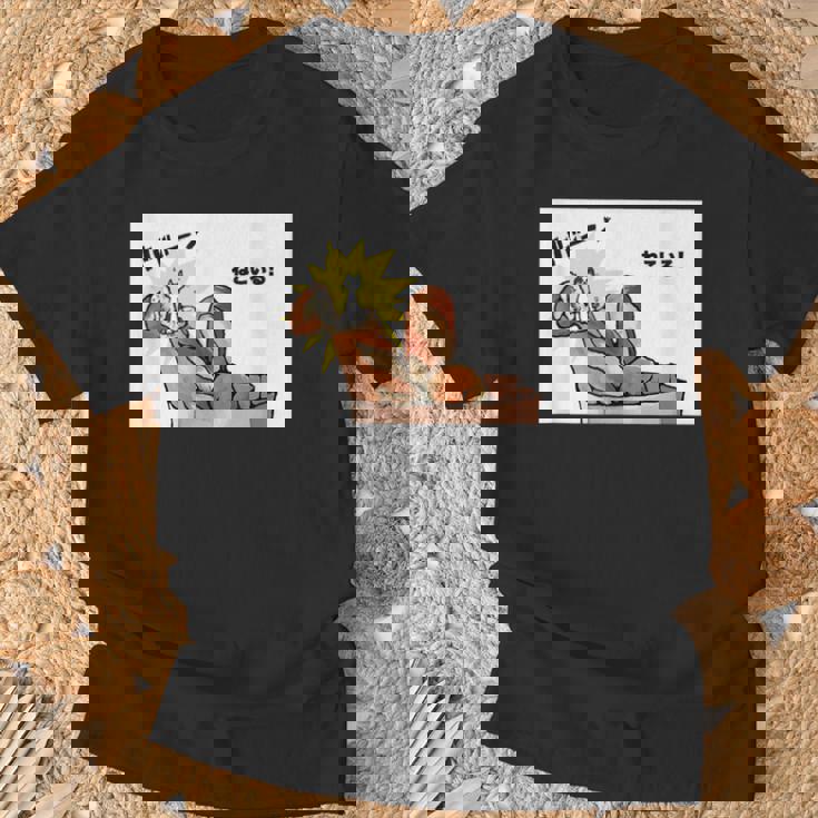 ねこいる！ババーン Tシャツ 高齢者への贈り物