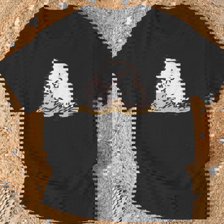 ねこぺん日和 ぎゅっ Tシャツ 高齢者への贈り物