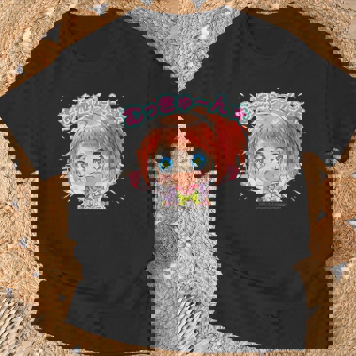 ひなビタスタンプ めう01「むっきゅーん」 Tシャツ 高齢者への贈り物