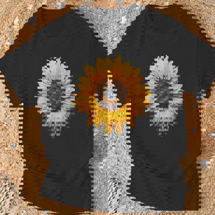 ひまわり モチーフ フラワーアート アート ひまわり Tシャツ 高齢者への贈り物