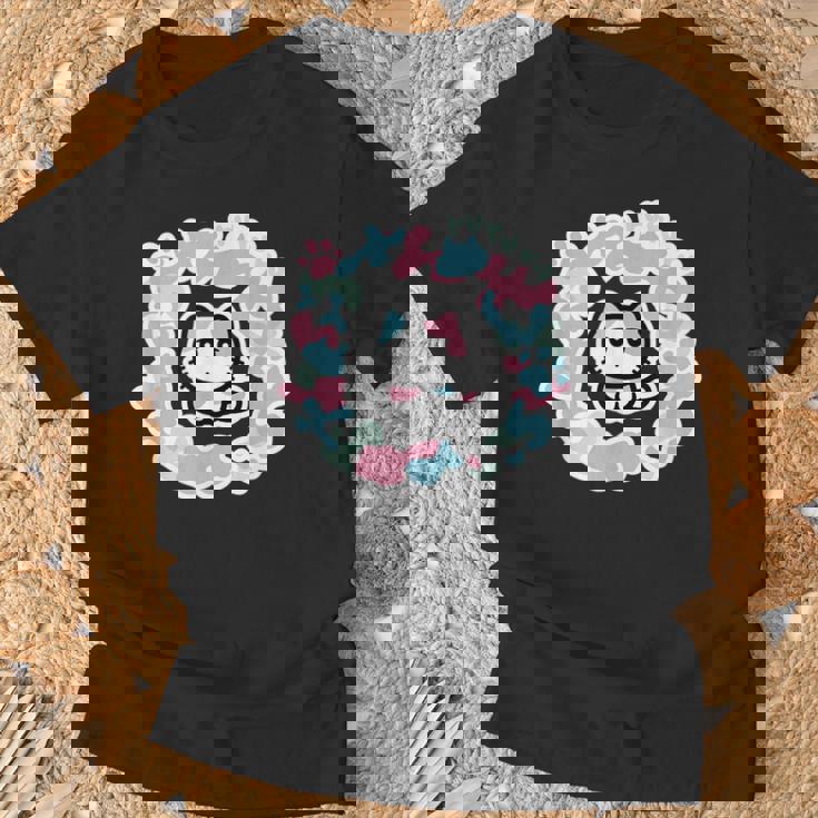 びーえするるる【Bsテレ東公式】カモフラージュ柄tシャツ（ブラック） Tシャツ 高齢者への贈り物