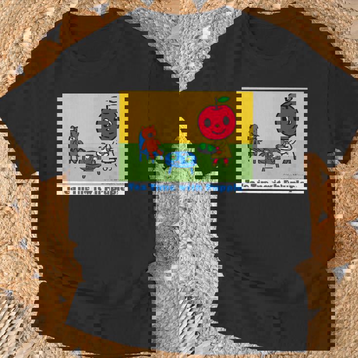 ぷっぷるとお茶会しよう！ Tシャツ 高齢者への贈り物