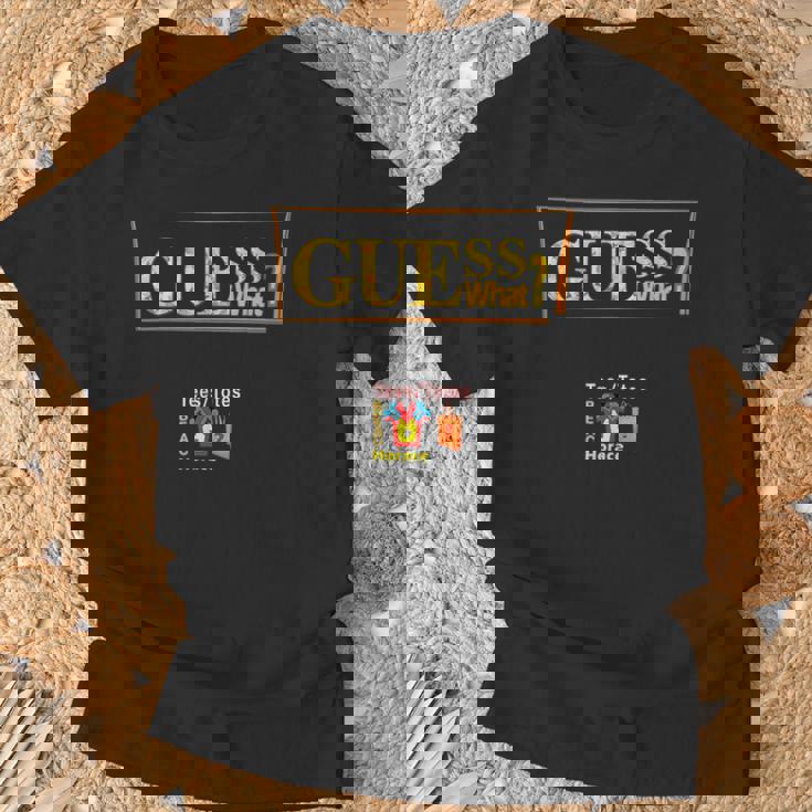 もっと見る。プラスデザイン、Guess What_、ティーセットティートップ Tシャツ 高齢者への贈り物