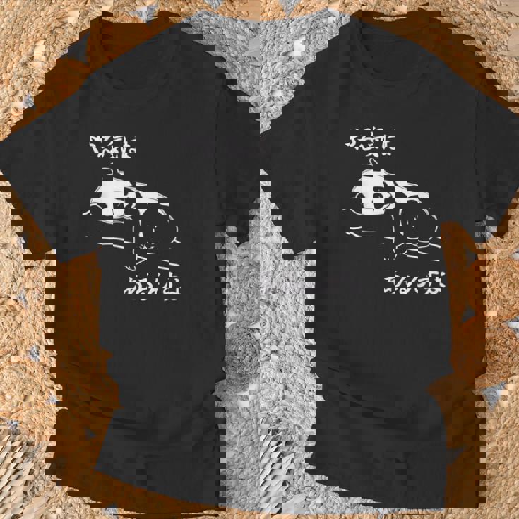 やる気はあるんすよ パンダ ジョーク かわいい 動物ギャグ好き おもしろ ネタ Tシャツ 高齢者への贈り物