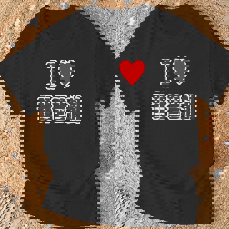 アイラブ・琵琶湖（I Love ハート）滋賀【47都道府県】ジモtティjimo-T 地元愛 観光 お土産 ご当地・面白 Tシャツ 高齢者への贈り物